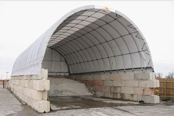 26'Wx36'Lx16'H wall mount quonset structure